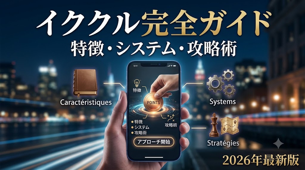 イククルのサービス概要完全ガイド：特徴、システム、そして独自の立ち回りが必要な理由